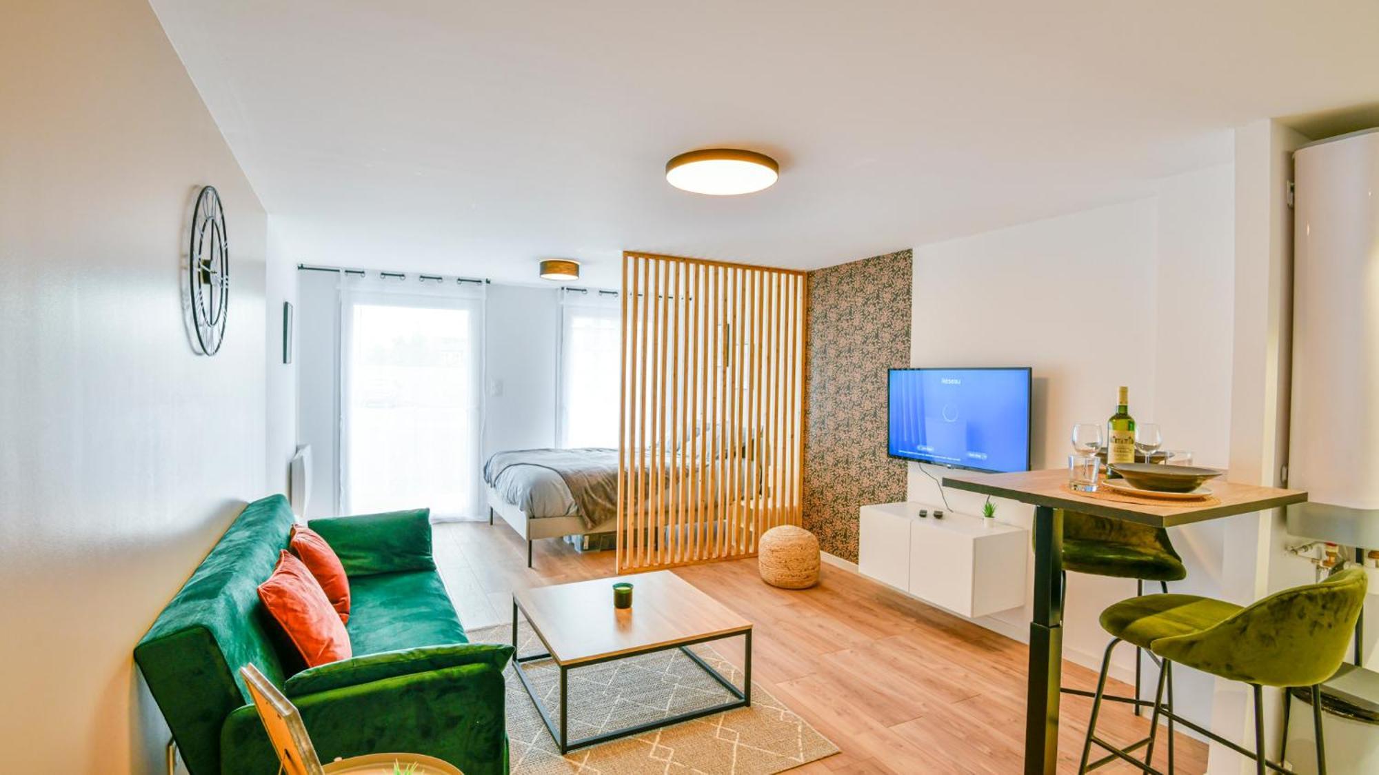Studio Magda - Fibre Et Tv - Calme Et Confortable Saint-Quentin  Bagian luar foto